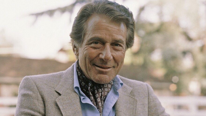 Actor Efrem Zimbalist Jr., seen here at his California home in 1982, died Friday, his family announced.