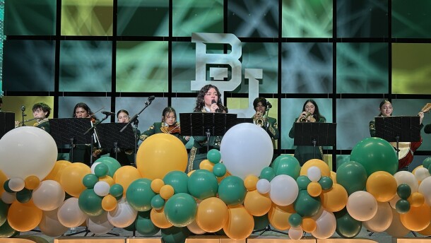 Baylor's Mariachi Osos Dorados performs during the Baylor Preview for prospective students.