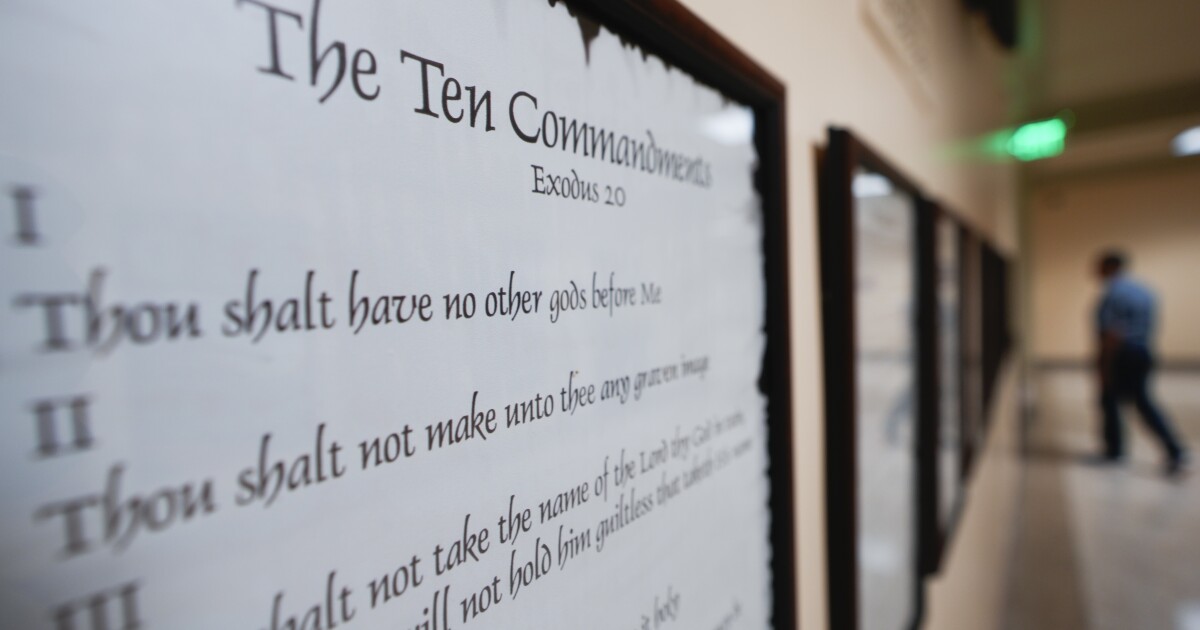 Court clears way for Louisiana's Ten Commandments law to take effect