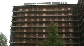 UNC's Morrison Hall with solar panels on roof. Photo: Screen grab from UNCSustainability's YouTube channel.