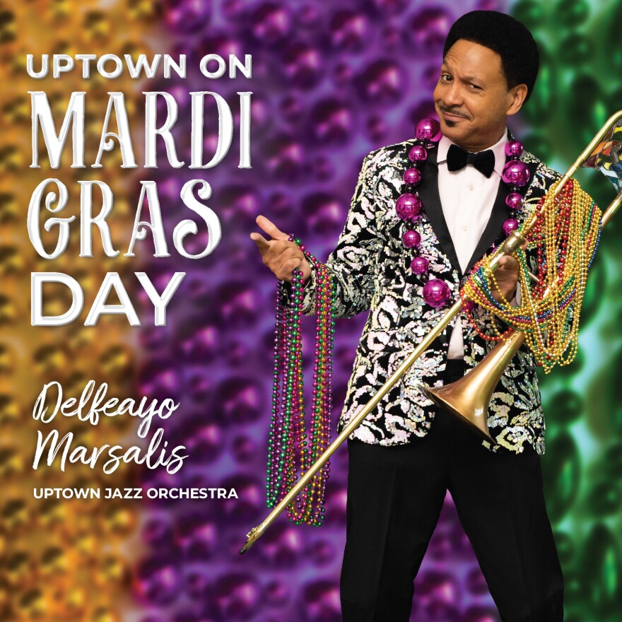 Cover of Delfeayo Marsalis album 'Uptown on Mardi Gras Day'