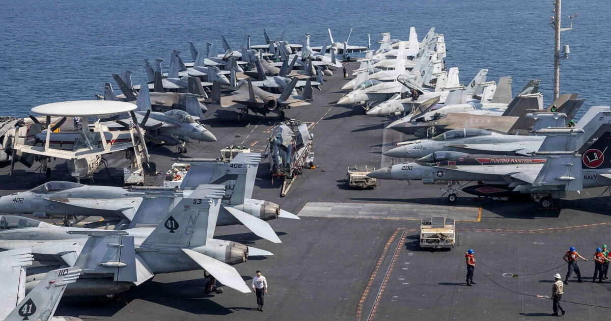 Carrier conditions become symbol of Iran war miscalculation