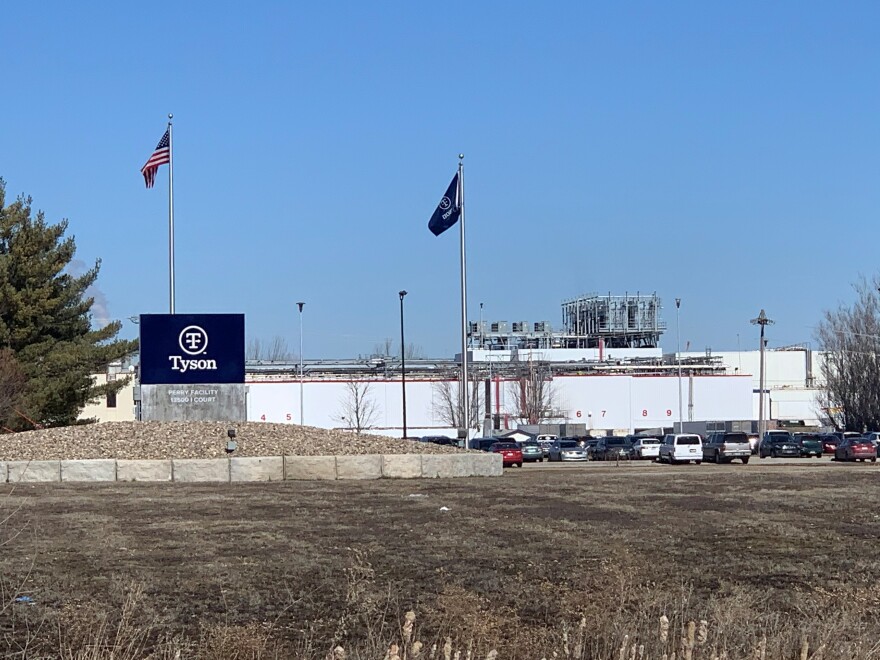 Employees of the Tyson plant in Perry, Iowa started to receive COVID-19 vaccines in the plant on Wednesday, March 3, 2021. "We appreciate the state of Iowa recognizing the essential role they play in feeding the world," Tyson's senior vice president of Health and Safety Tom Brower said.