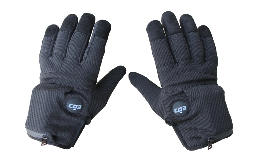Electric shock gloves made by Kentucky-based company Compliant Technologies.