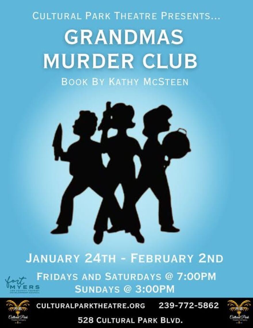 Cultural Park Theatre Poster for "Grandmas Murder Club"