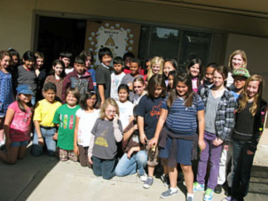 Fifth-graders at Balboa Magnet Elementary School in Northridge, Calif., sent letters of hope and support to children in Haiti.