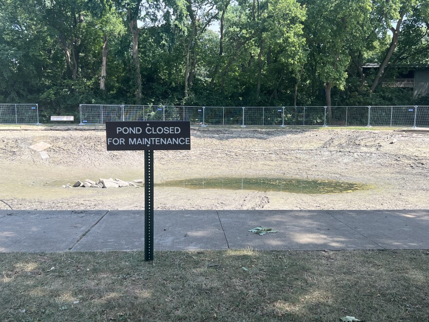 The Whetstone Park Casting Pond will be refilled once the pond is completely dry. It will not be refilled with fish until after a scheduled remodel in 2025.