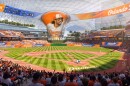 A rendering of the Orlando Dreamer's stadium proposal that was submitted to the
