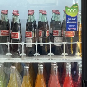Sweetened beverages, like these sodas at a Santa Cruz restaurant, would be subject two a two cents per ounce tax under Measure Z on the city's November ballot.