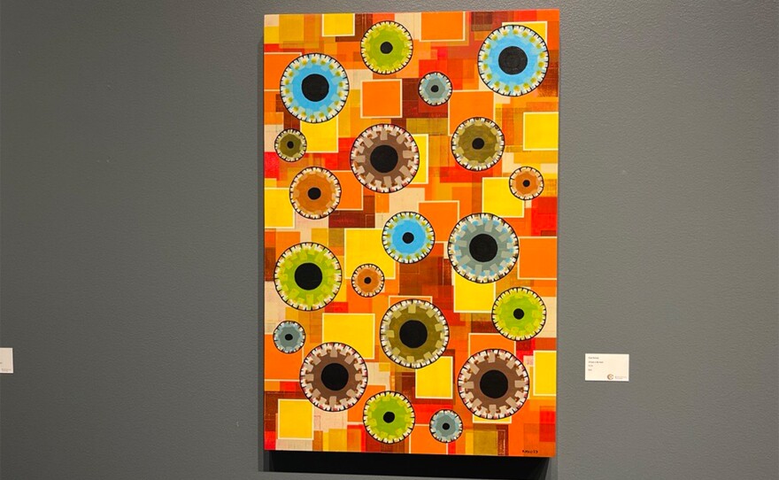 Kody Ramsey "20 Eyes in My Head" Acrylic.