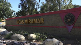 This May 14, 2020, photo provided by the U.S. Marine Corps shows the Marine Corps Air Station Miramar in San Diego.