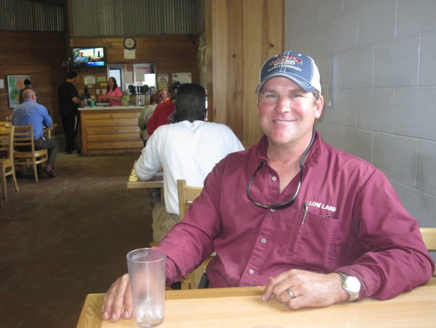 Harvey Robichaux, an oil worker, says he'll vote for Sen. Mary Landrieu because she has the influence to promote the oil and gas industry in Louisiana.