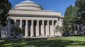 The Great Dome and Building 10 at the Massachusetts Institute of Technology in Cambridge. (Jesse Costa/WBUR)