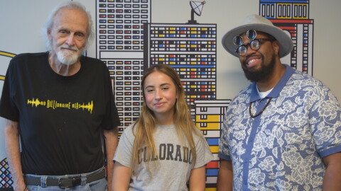 (From L to R): Poets Bob Reitman, Jodie Jasim and Bryon Cherry