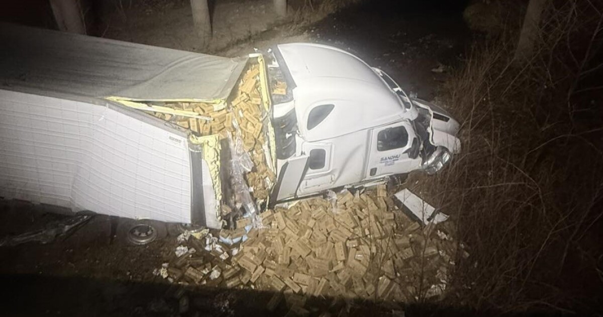 Wrecked truck carrying tofu stinks up Missouri town