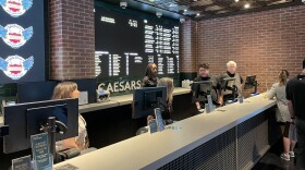 Caesars Sportsbook opened at Chase Field in 2022.