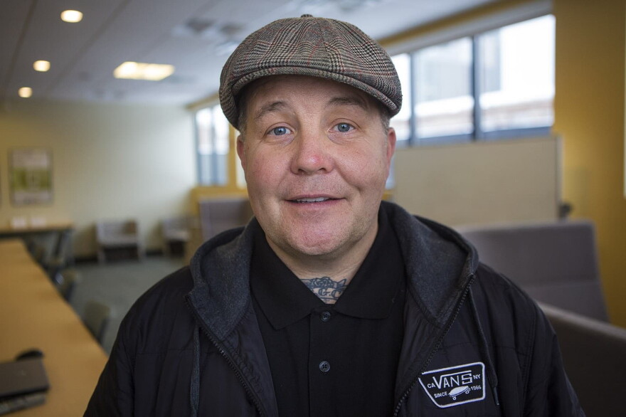 Ken Casey of the Dropkick Murphys. (Jesse Costa/WBUR)