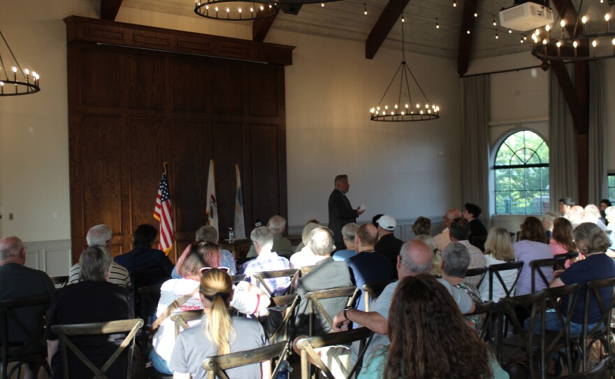 Congressman Eric Sorensen hosts a town hall in Peoria Ill.