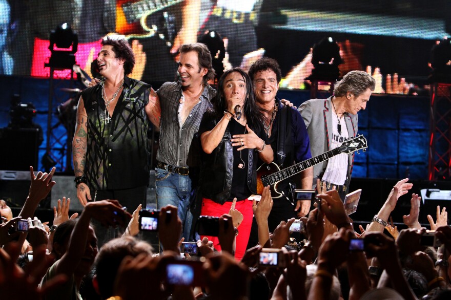 Journey takes a pragmatic-old-pros approach to integrating its new lead singer; though <em>Don't Stop Believin' </em>emphasizes Pineda's rags-to-riches story, it's clear from the film that the band's main goal is the continuity of its business and brand.