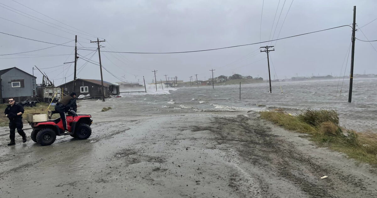 Multiple storms threaten widespread flooding along the Y-K Delta coast