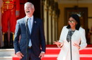 U.S. Energy Secretary Chris Wright, left, and Venezuelan acting President Delcy Rodriguez smile during a press conference after the signing of an oil agreement at Miraflores presidential palace in Caracas, Venezuela, Wednesday, Sept. 2, 2026.