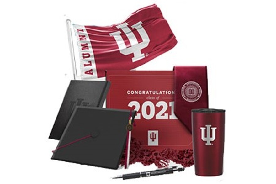 Indiana University-licensed Herff Jones apparel and products.