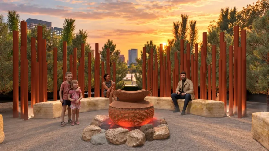 Design rendering of the White Pine Gathering Place