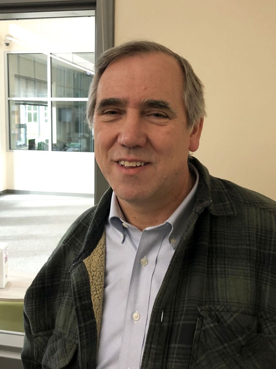 U.S. Democratic Senator Jeff Merkley of Oregon.