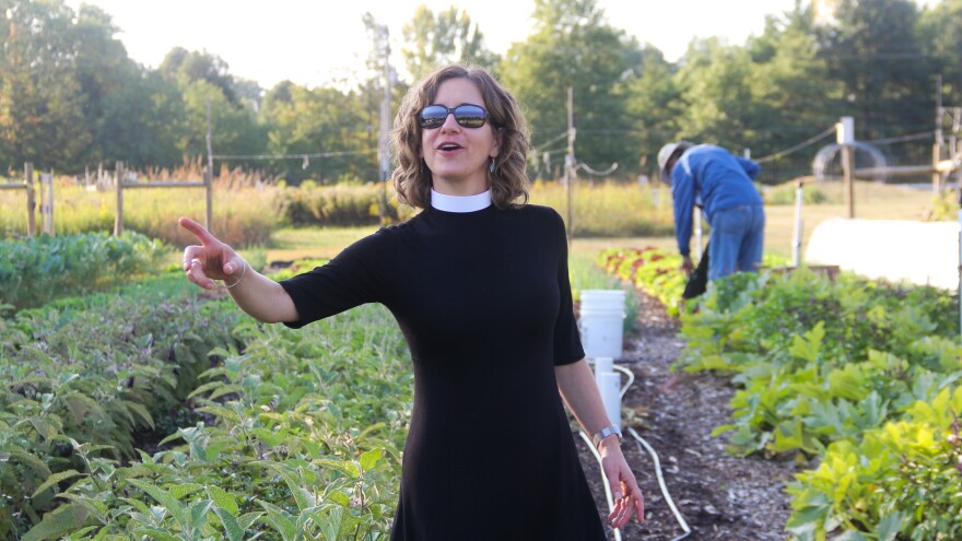 Reverend Catherine Duffy and her husband, Shawn Duffy, founded The Garden for All in New Albany in 2020 as a way to help supply local food pantries with fresh, healthy foods.