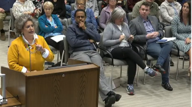 Ann Marie Schuler, a 30-year resident of Concord, speaks at a Concord City Council meeting on Thurs. April 9, 2026.