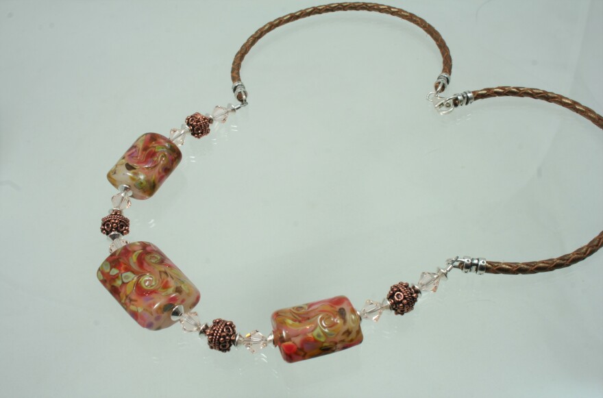 An example of the handcrafted jewelry that will be on sale during the Virginia Beach Art Center Hippie Fest on Saturday. Organizers chose a 1970s theme for the fundraiser in honor of the era's colorful and creative appeal. Guests are encouraged to dress in '70s style.