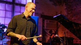 Vibraphonist Ben Thomas performing for the Seattle Jazz Fellowship at Vermillion Art Bar.