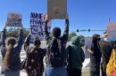 Students at the Brevard Public Schools walkout.