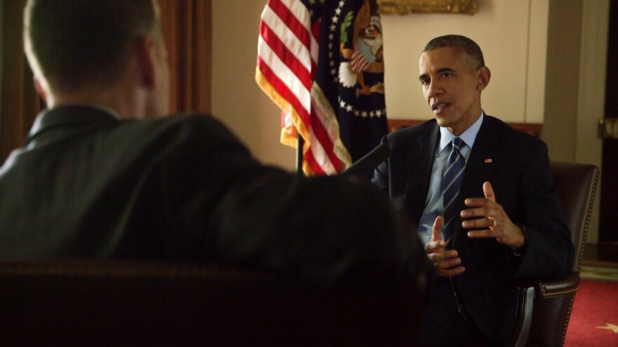 NPR's Steve Inskeep interviews President Obama at the White House. The interview will air this week on <em>Morning Edition</em>.