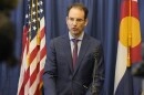 Colorado Attorney General Phil Weiser, pictured here at press conference in 2021, said he was acting Tuesday under a new state law that bars agencies from sharing information with immigration officials. Weiser said he wanted to send a message that the law would be enforced after a deputy allegedly shared the driver's license, vehicle registration and other information of a 19-year-old female nursing student in a Signal chat with other law enforcement.