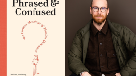 The cover of "Phrased & Confused" and author Eli Burnstein. (Courtesy of Abrams and Andrew Johnson)