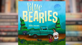 Book cover for "Blue Bearies" by Brenda Child