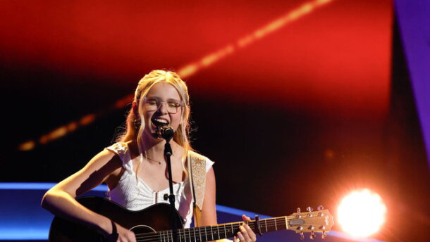 THE VOICE -- "Blind Auditions" Episode 3003 -- Pictured: Brookyln Marie -- (Photo by: Griffin Nagel/NBC)