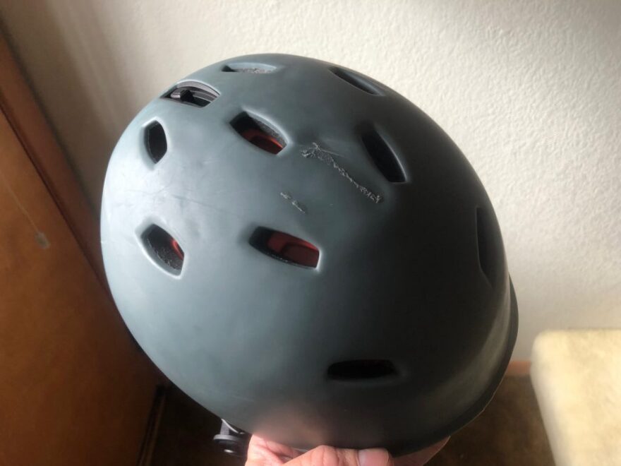 a helmet