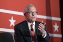 Ohio Gov. Mike DeWine answers a question while taking part in a panel discussion during a Republican Governors Association conference, Nov. 16, 2022, in Orlando, Fla. The election contests of 2022 may have been held and decided, but Ohio’s political maps remain far from settled. What was supposed to be a once-per-decade process for redrawing the state’s U.S. House and Statehouse districts to reflect updated 2020 population figures now promises to extend into 2023, and probably longer.