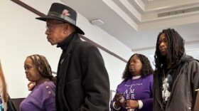 Members of Sonya Massey's family exit the courtroom following Thursday's sentencing.
