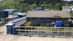 The ferry terminal at Pier 1 in Kodiak is seen on July 14, 2021.