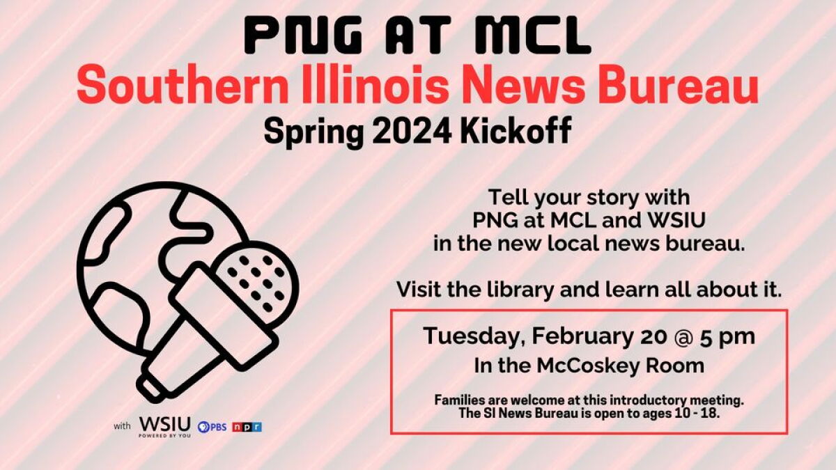 WSIU and Marion Carnegie Library launch Southern Illinois News Bureau with Tuesday event - Vimarsana News