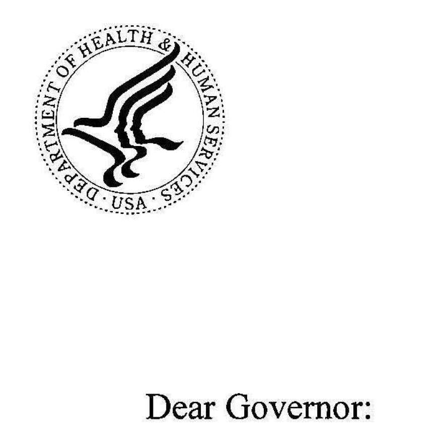 Click on image to read Sebelius' letter to governors.