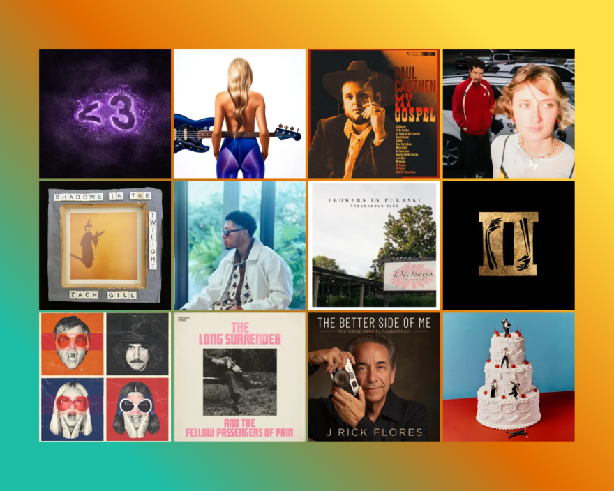 Fresh Tracks Friday album cover collage
