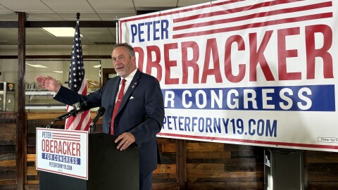New York State Senator Peter Oberacker launched his campaign for Congress in the 19th District Monday.