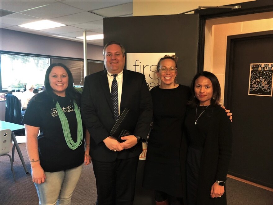 From left to right: Renata Bryan, Mac Heavener, Kristin Keen, Crystal Freed