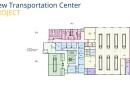 The proposed transportation center layout.