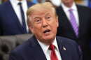 President Donald Trump speaks during an event about healthcare in the Oval Office of the White House, Friday Sept. 18, 2026, in Washington. (AP Photo/Jacquelyn Martin)