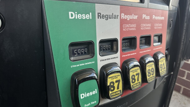 The price of diesel in Oklahoma reached record highs.